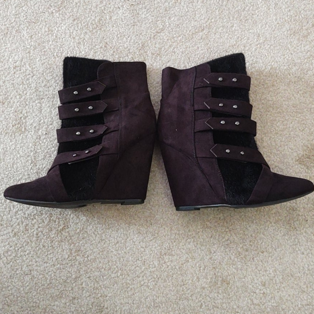 Black ankle boots